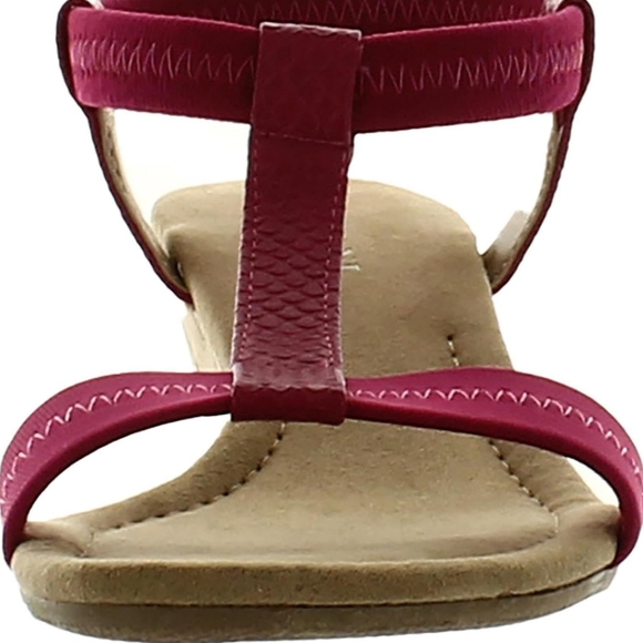 ALFANI -VOYAGE OPEN TOE LOW HEELED WEDGE SANDALS - Picture 3 of 3